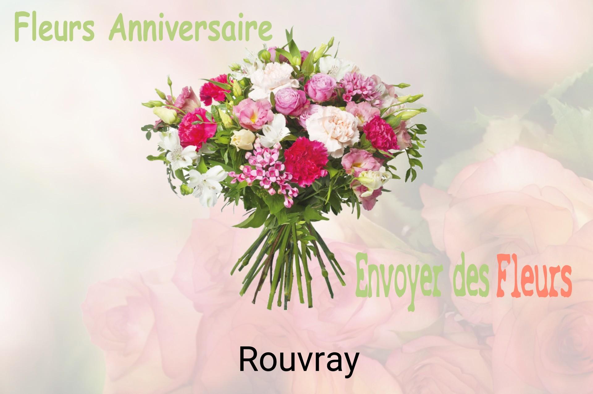 Bouquet de fleurs d’anniversaire livré à Rouvray