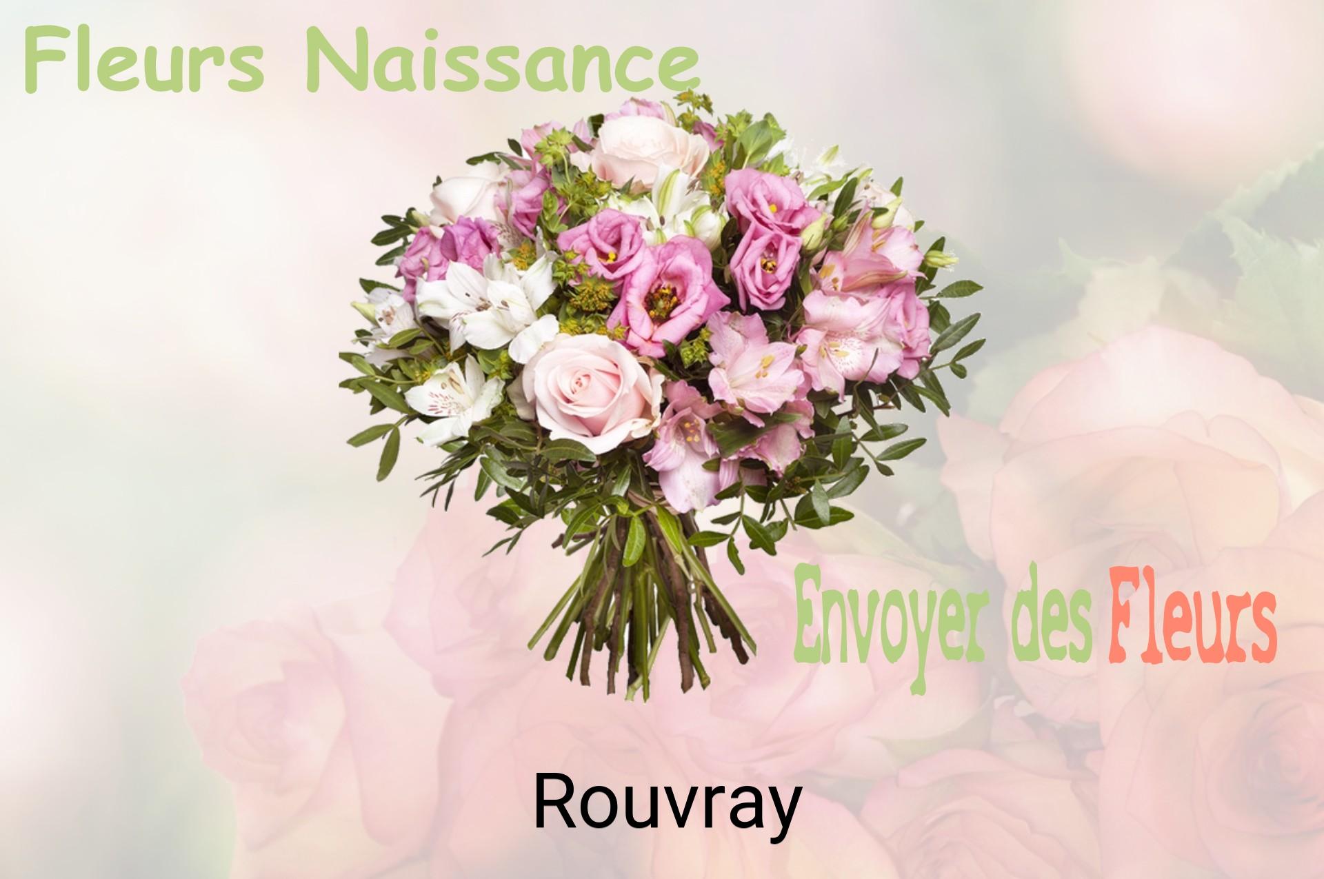 Bouquet de fleurs de naissance livré à Rouvray