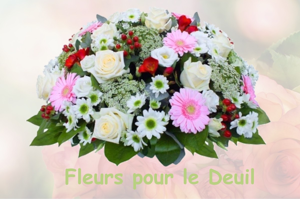 fleurs deuil ROUVRAY